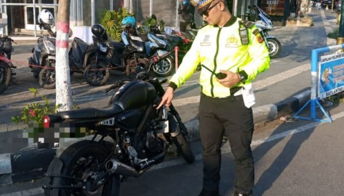 Polres Garut Sikat Knalpot Brong, 17 Motor Diamankan