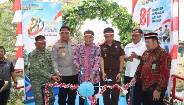 Polresta Tangerang Bangun dan Revitalisasi 14 Jembatan Merah Putih, Bantu Tingkatkan Konektivitas Warga
