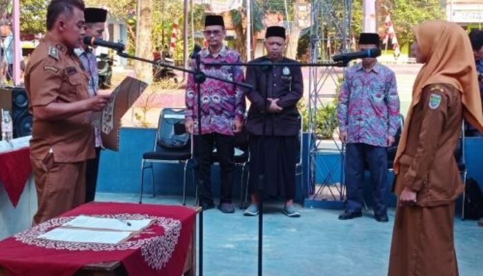 Kepala Desa Mekarmukti Lantik Kadus Baru, Lepas Pengabdian Kepala Dusun Lama