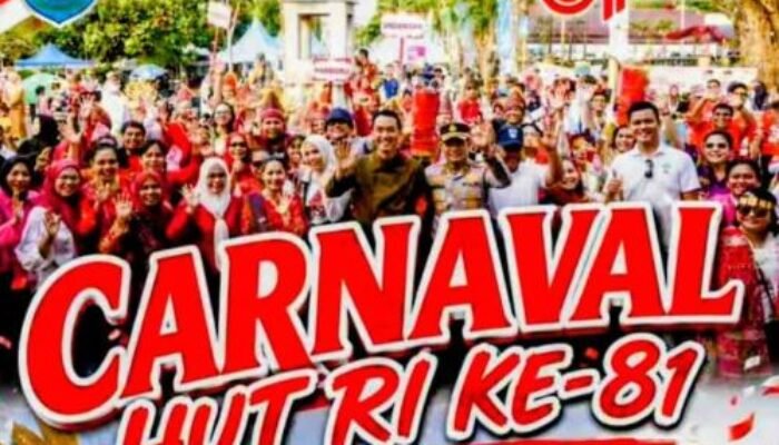 Ribuan Warga Tumpah Ruah, Karnaval Budaya OKI Meriahkan HUT RI Ke – 81