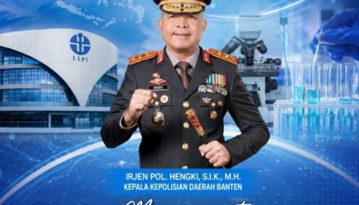 Polda Banten Ucapkan Selamat HUT LIPI