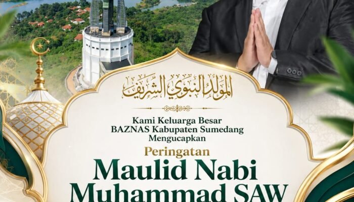 Ketua Baznas Sumedang : Maulid Nabi Harus Melahirkan Semangat Berbagi
