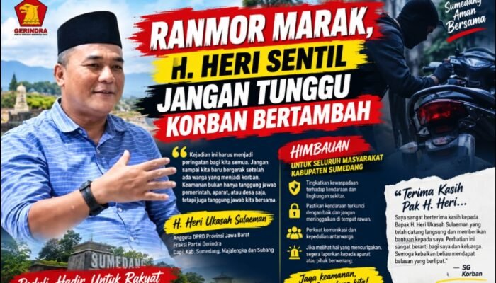 Ranmor Marak, H. Heri Sentil Jangan Tunggu Korban Bertambah