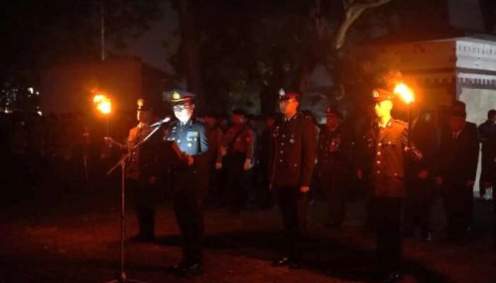 Wali Kota Sukabumi Hadiri Apel Kehormatan dan Renungan Suci di TMP Surjakantjana