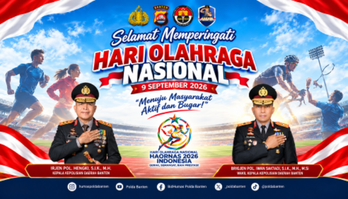 Kapolda Banten Ajak Masyarakat Budayakan Olahraga di Haornas 2026