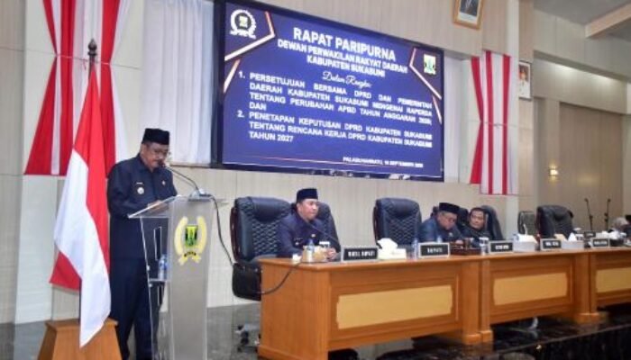 DPRD dan Pemkab Sukabumi Sepakati Perubahan APBD 2026