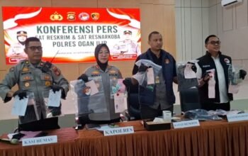 Polres Ogan Ilir Amankan 13 Tersangka Dari 12 Kasus Sepanjang Agustus 2026