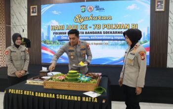 Polresta Bandara Soetta Gelar HUT Polwan Ke-78 Penuh Khidmat