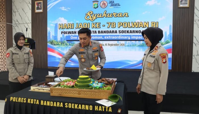 Polresta Bandara Soetta Gelar HUT Polwan Ke-78 Penuh Khidmat