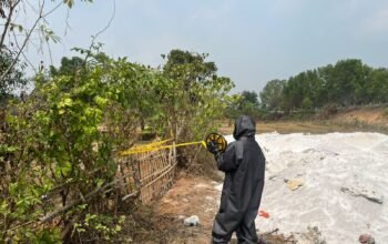Unit KBR Brimob Polda Banten Periksa Dugaan Limbah B3 di Cikande, Deteksi Awal Dinyatakan Aman