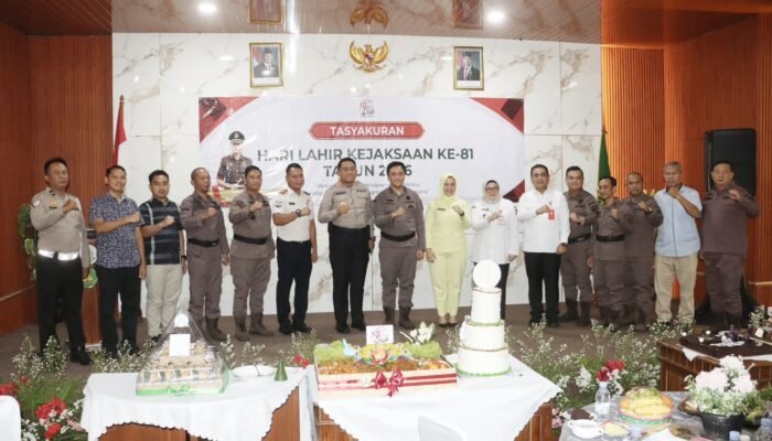 Hadiri Tasyakuran Hari Kejaksaan, Kapolresta Tangerang Dorong Perkuat Sinergi Penegakan Hukum Profesional dan Humanis