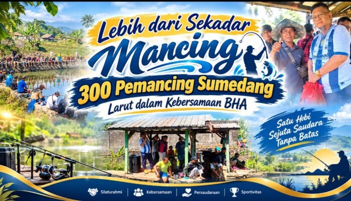Lebih dari Sekadar Mancing, 300 Pemancing Sumedang Larut Dalam Kebersamaan BHA