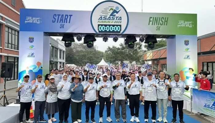 Ribuan Warga Ramaikan Asasta Fun Run 2026, Wali Kota Depok Dorong Tirta Asasta Tingkatkan Layanan Air Bersih