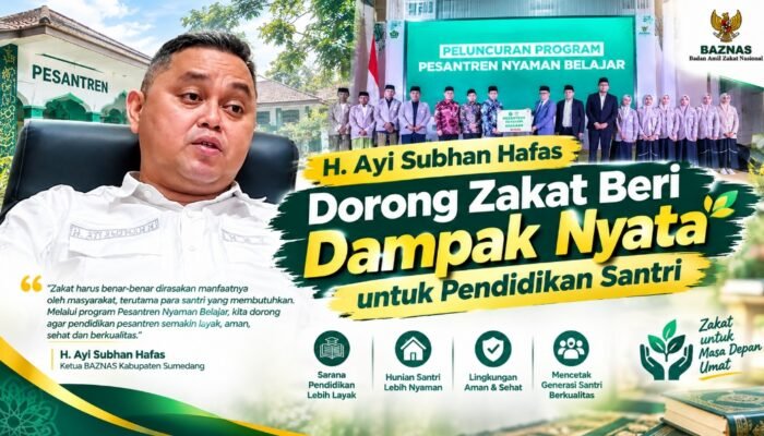 H. Ayi Subhan Hafas Dorong Zakat Beri Dampak Nyata Untuk Pendidikan Santri