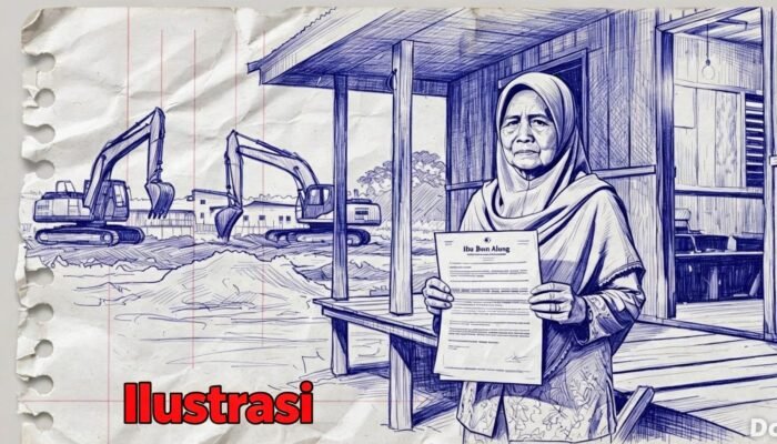 Bantuan Warga Long Ampung Dihentikan Usai Menantu Laporkan Dugaan Penyimpangan Lahan Bandara