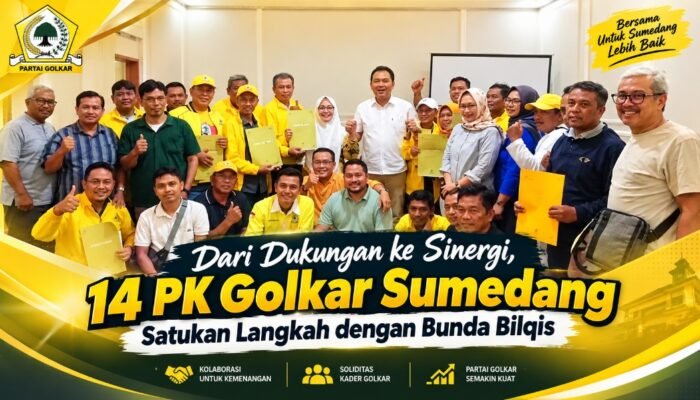 Dari Dukungan ke Sinergi, 14 PK Golkar Sumedang Satukan Langkah Dengan Bunda Bilqis
