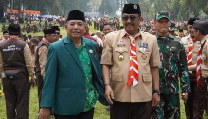 Bupati Sukabumi Hadiri Apel Kebangsaan Kemah Nasional Pramuka PUI
