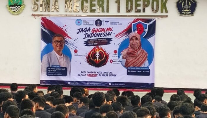 Jaga Ginjalmu, Indonesia”: JGI Ajak Siswa SMAN 1 Depok Bangun Kebiasaan Sehat Sejak Muda
