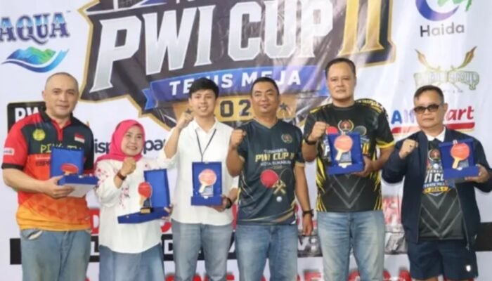 446 Atlet Ramaikan Turnamen PWI Cup II Tenis Meja di Kota Sukabumi