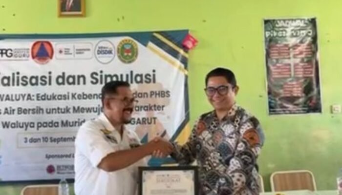 PMI Garut Dorong Budaya Hemat Air dan Hidup Sehat Lewat Edukasi Kebencanaan di Sekolah