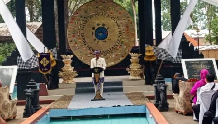 Peringati Gong Perdamaian Dunia, Bupati Ciamis Herdiat Sunarya : Perdamaian Adalah Amanah Konstitusi dan Warisan Leluhur Galuh Sejak 739 Masehi