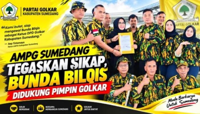 AMPG Sumedang Tegaskan Sikap, Bunda Bilqis Didukung Pimpin Golkar