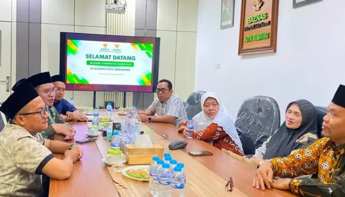 BAZNAS Kabupaten Bandung Tiru Inovasi Pengelolaan Zakat BAZNAS Kota Semarang