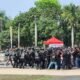 Polrestabes Bandung Uji Sispamkota, Simulasikan Penanganan Massa Anarkis