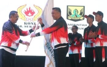 Bupati Sukabumi Lepas Atlet Porprov XV Jabar, Target Masuk 10 Besar