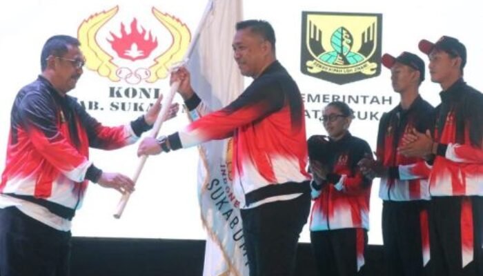 Bupati Sukabumi Lepas Atlet Porprov XV Jabar, Target Masuk 10 Besar