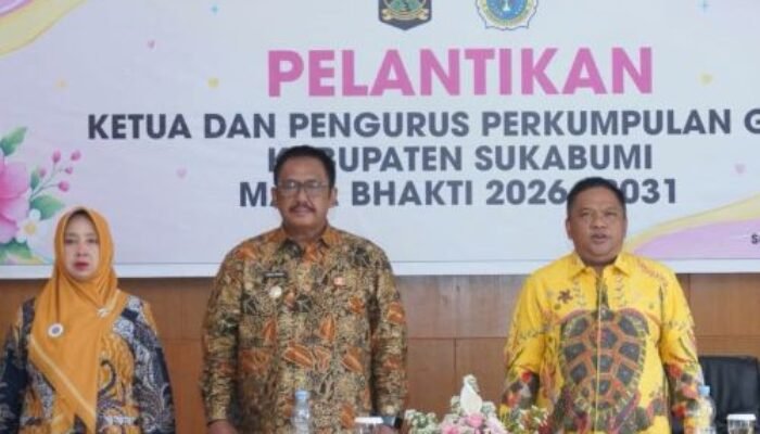 Asep Japar Lantik Pengurus GOW Kabupaten Sukabumi 2026 – 2031, Rina Rosmaniar Japar Pimpin Organisasi