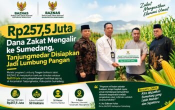 Rp. 257,5 Juta Dana Zakat Mengalir ke Sumedang, Tanjungmedar Disiapkan Jadi Lumbung Pangan