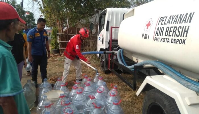 Musim Hujan Tiba, PMI Depok Setop Kirim Air Bersih – 118 Ribu Liter Sudah Disalurkan ke 5 Kecamatan