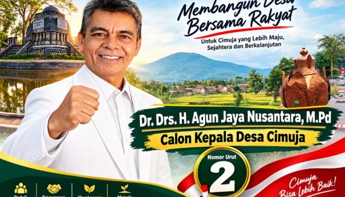 Menuju Cimuja yang Maju dan Sejahtera, H. Agun Usung Kepemimpinan Amanah