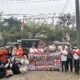 Peduli Dampak Karhutla, Polsek Tanjung Raja Bersama DPC PKS Bagikan Masker ke Pengguna Jalan