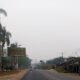 Kabut Asap Selimuti Jalintim OKI, Pengendara Diimbau Waspada