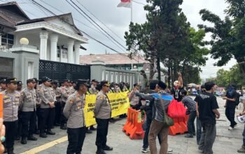 Polres Sukabumi Kota Kerahkan 400 Personel Amankan Aksi Aliansi Gema di Tiga Titik