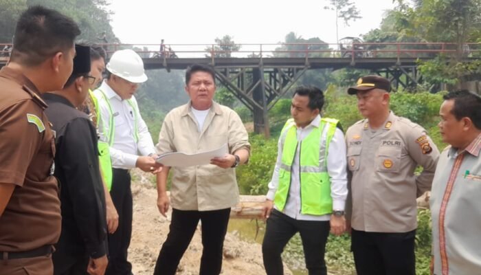 Gubernur Sumsel dan Bupati Ogan Ilir Groundbreaking Jembatan Air Arisan Mendang