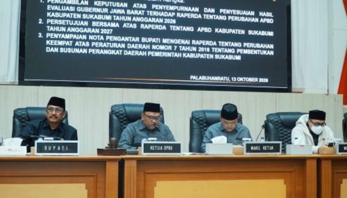 Ketua DPRD Sukabumi Minta Anggaran Prioritaskan Kesehatan, Pendidikan, dan Jalan