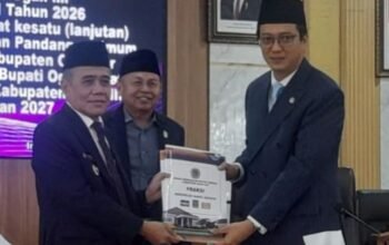 Wabup Ogan Ilir Hadiri Paripurna DPRD, Fraksi Sampaikan Pandangan Umum Raperda APBD 2027
