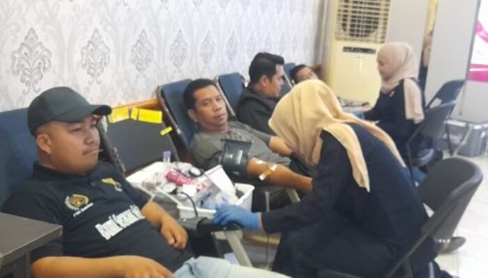 Sambut Hari Jadi Humas Polri ke-75, Polres Ogan Ilir Gelar Donor Darah sebagai Wujud Nyata Polri untuk Masyarakat