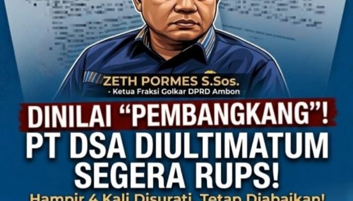 Akademik Unpatti : DPRD Salah Alamat, Desak Copot Plt. Tirta Yapono Yang Ilegal