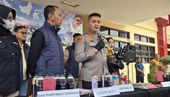Polresta Bandung Bongkar Penyalahgunaan LPG Subsidi, Gas 3 Kg Dipindahkan ke Tabung Portable