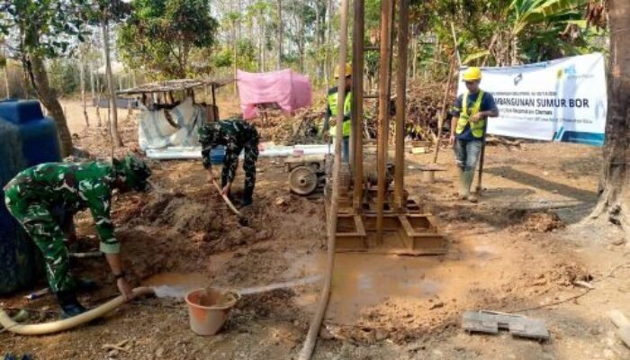 Sumur Bor TMMD ke-130 di Ciemas Capai Kedalaman 40 Meter