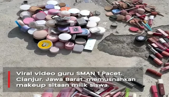 Viral Pemusnahan Alat Makeup Siswa SMAN 1 Pacet Cianjur, Metode Penertiban Jadi Sorotan